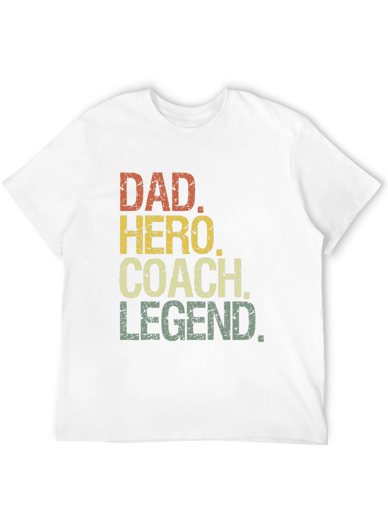 Dad Hero Coach Legend Mens T-Shirt