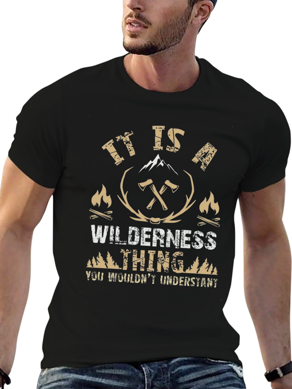 Wilderness Thing Mens Graphic T-Shirt