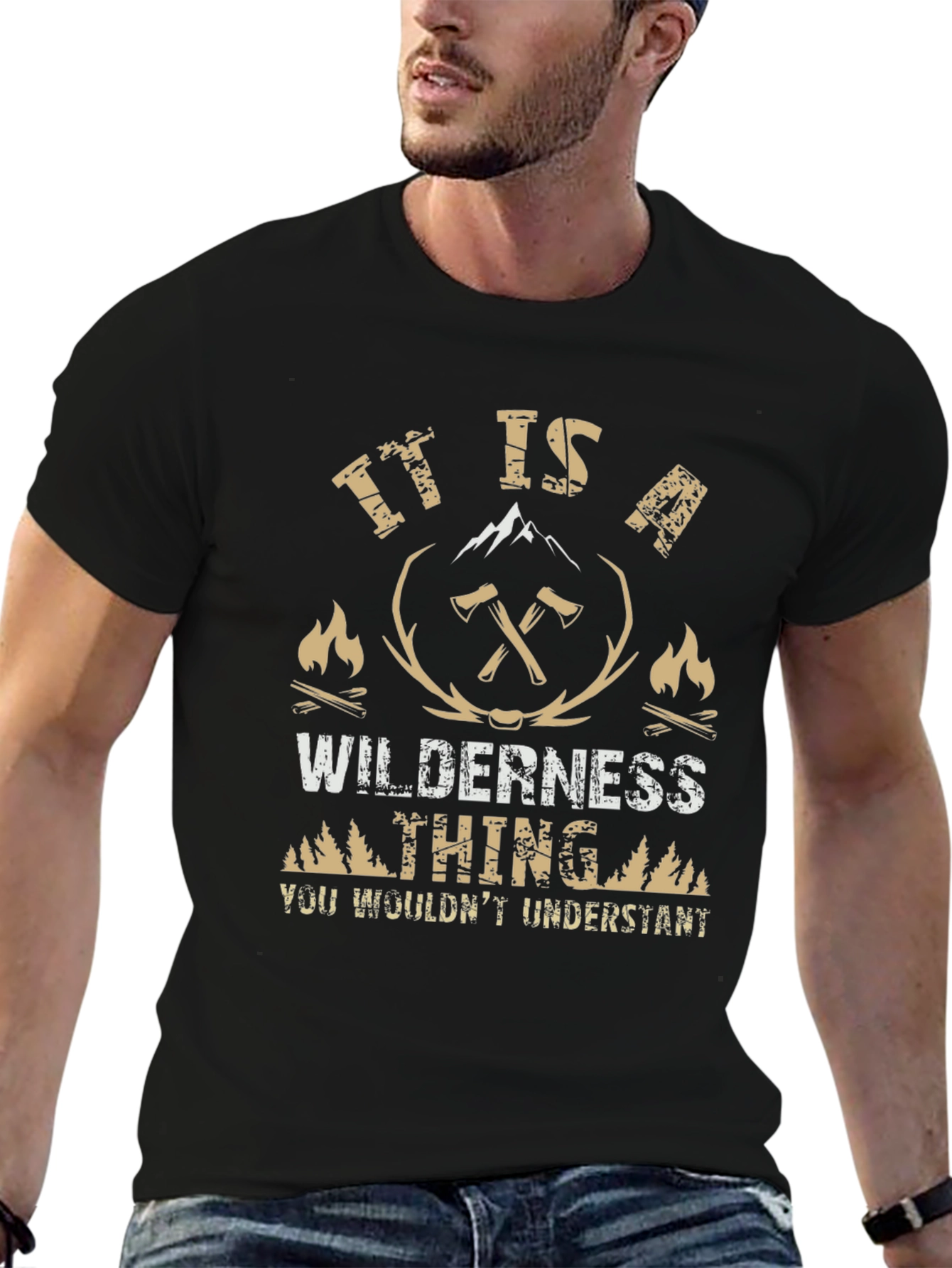 Wilderness Thing Mens Graphic T-Shirt