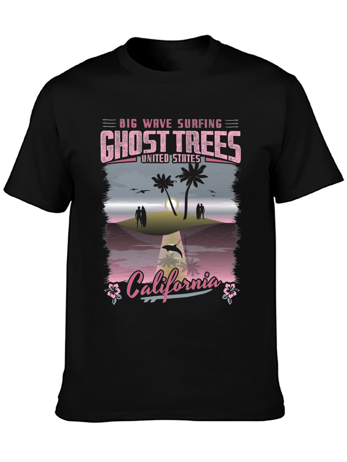 Ghost Trees California Surfing T-Shirt