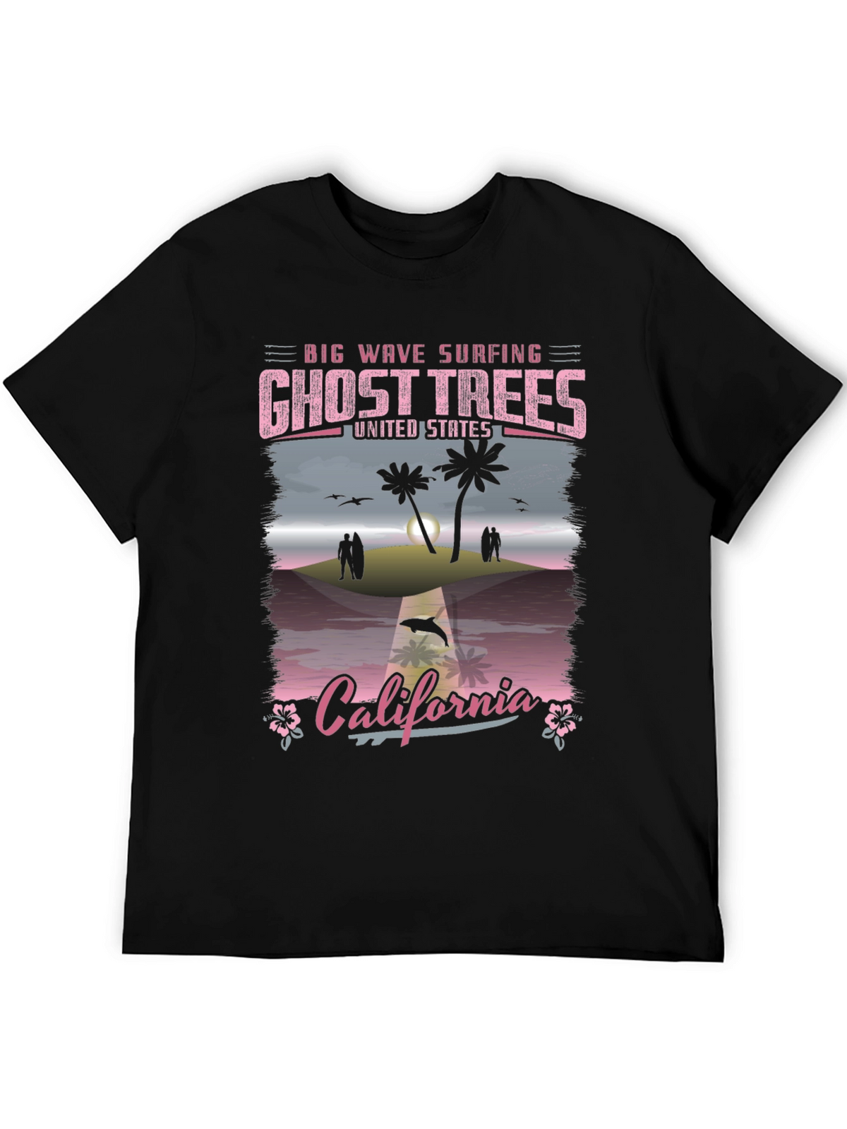Ghost Trees California Surfing T-Shirt