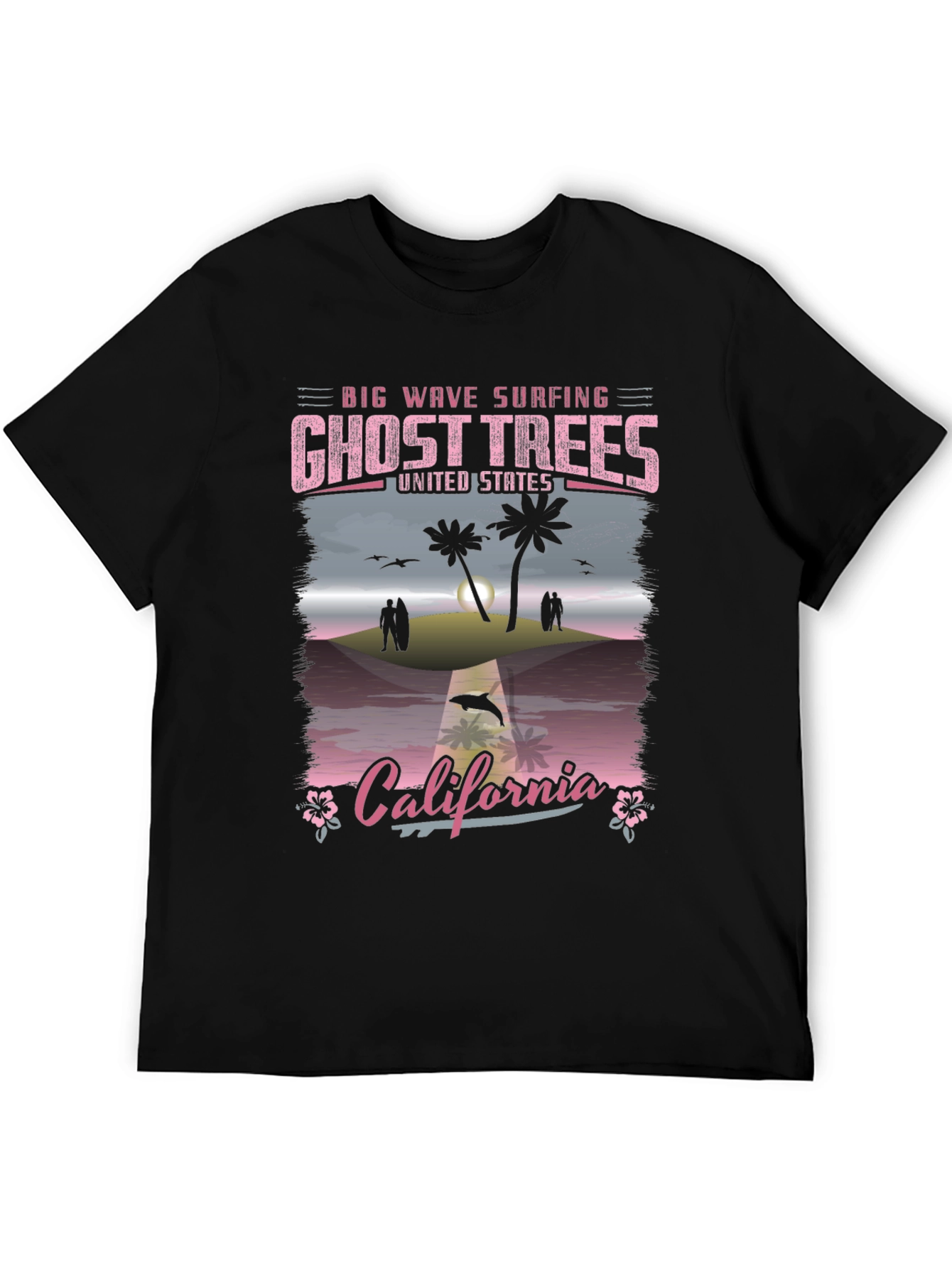 Ghost Trees California Surfing T-Shirt