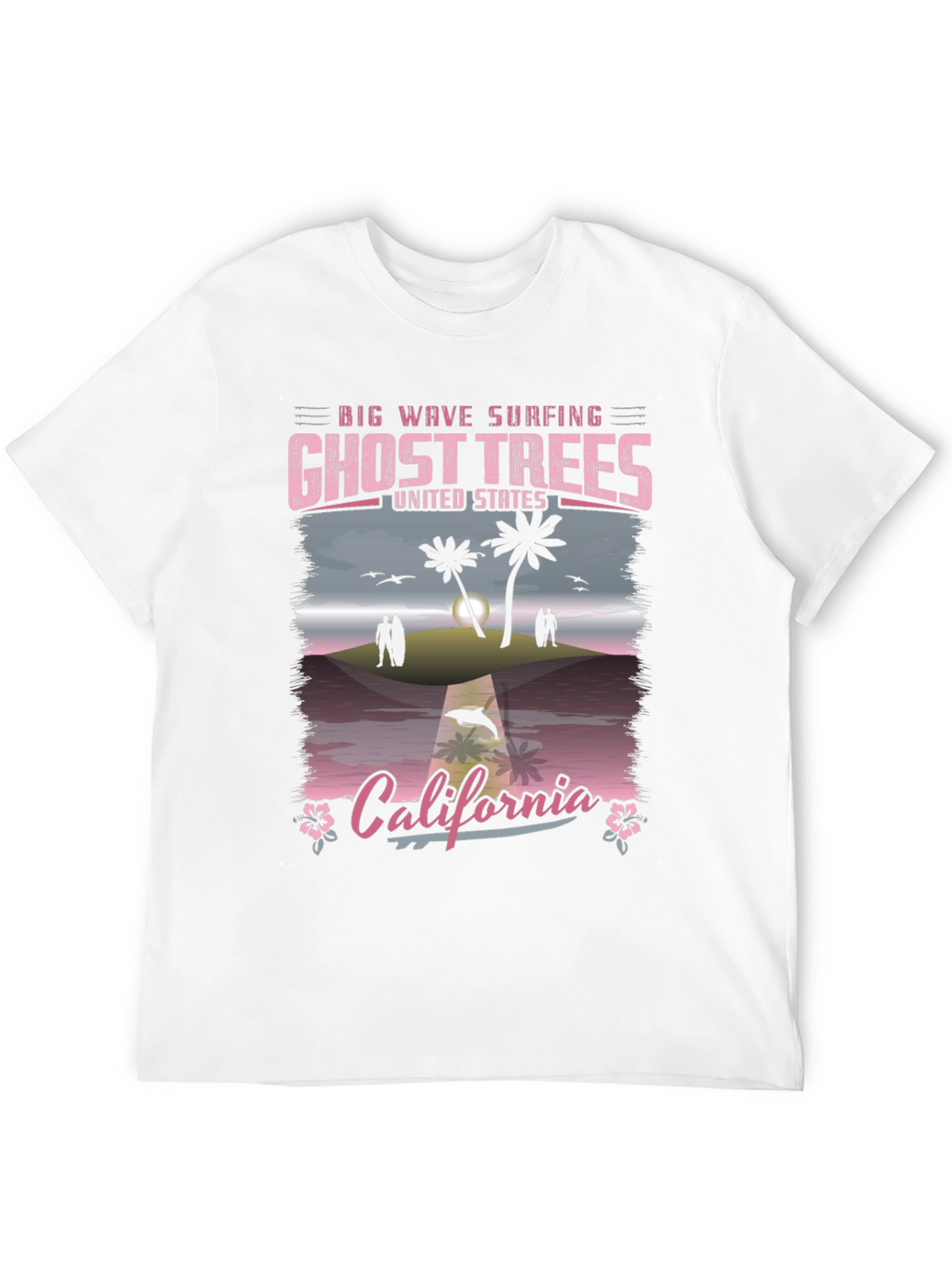Ghost Trees California Surfing T-Shirt