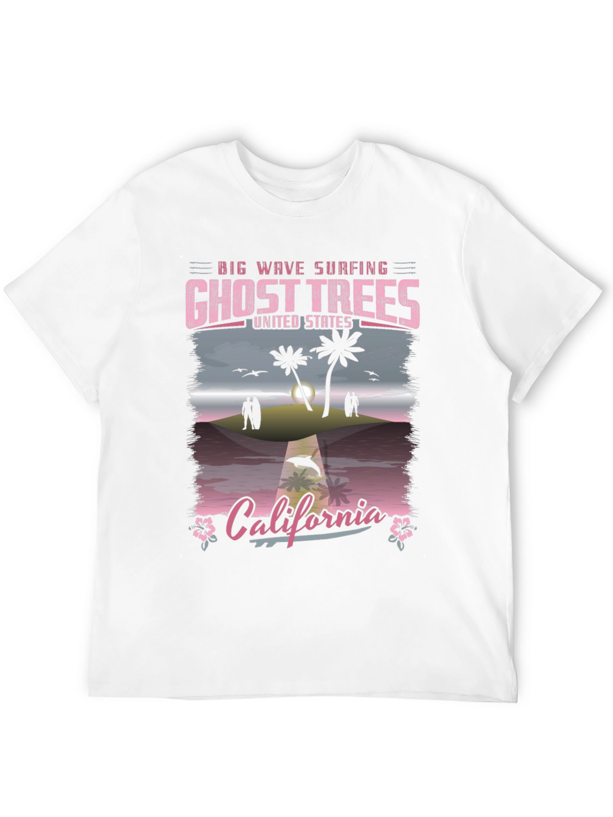 Ghost Trees California Surfing T-Shirt