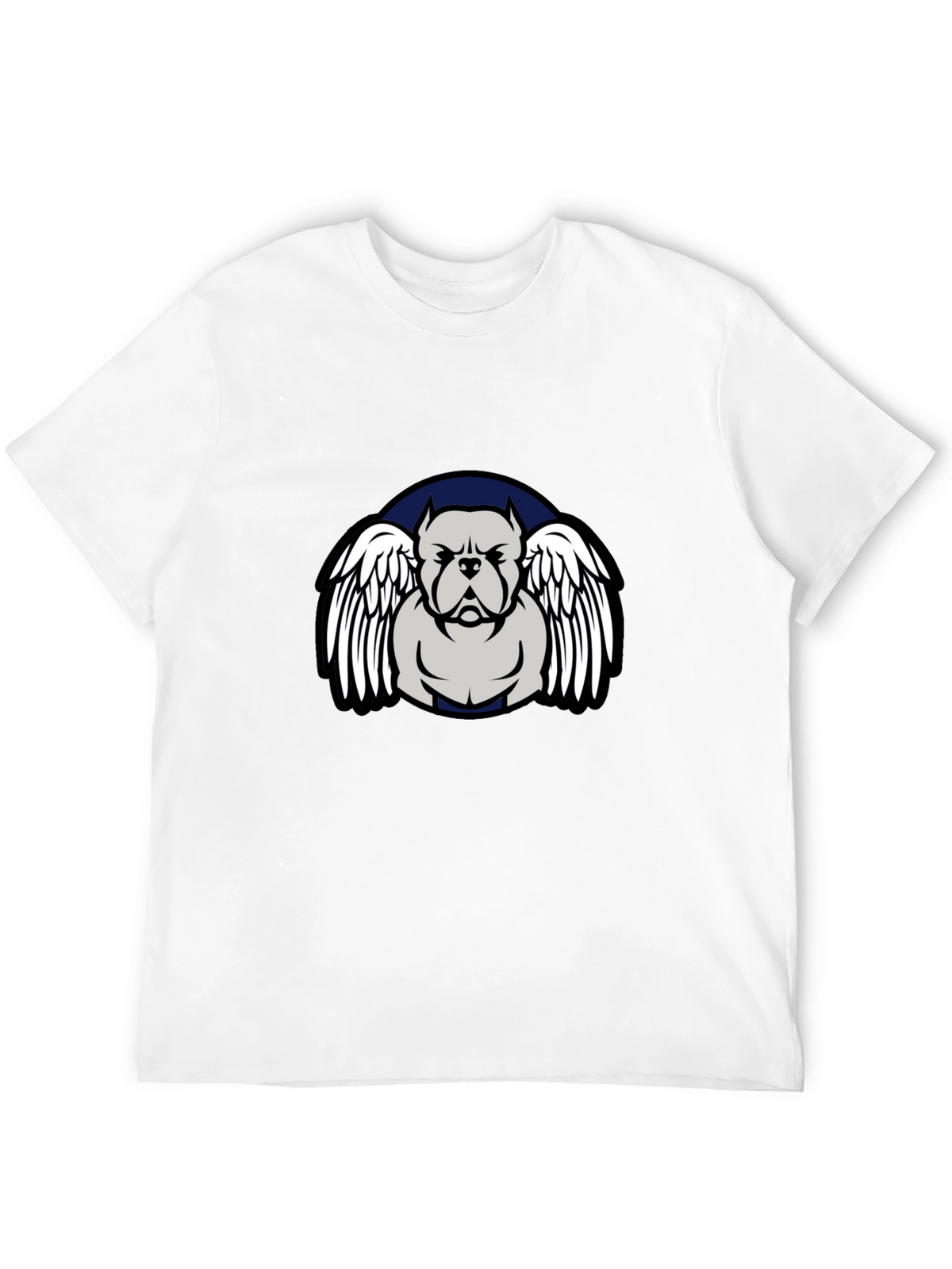 Pitbull Angel Wings Graphic T-Shirt
