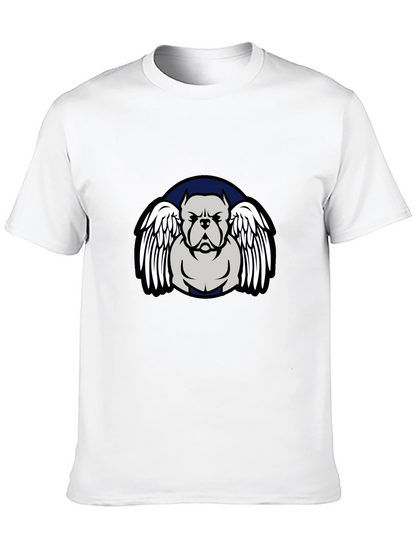 Pitbull Angel Wings Graphic T-Shirt