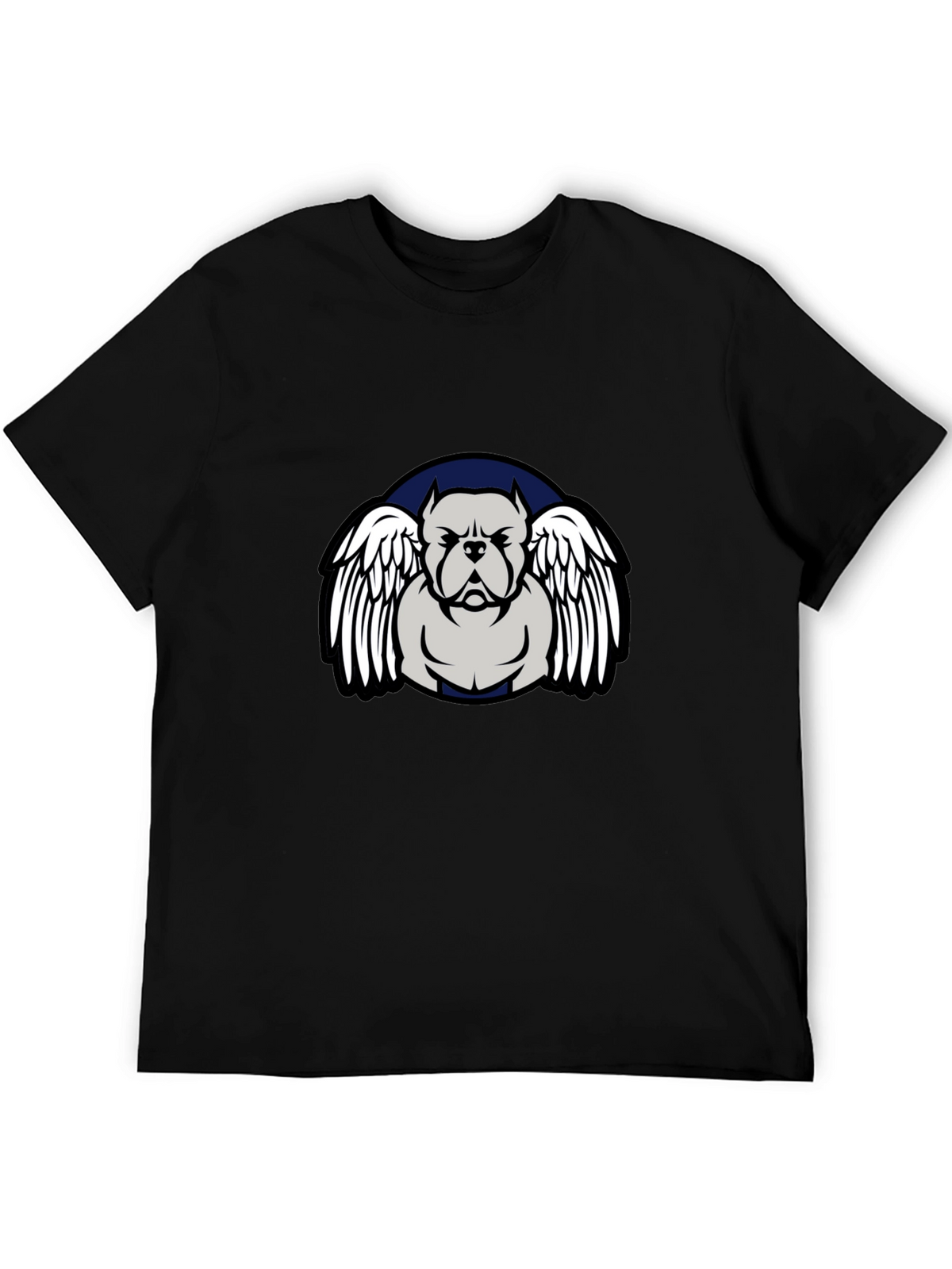 Pitbull Angel Wings Graphic T-Shirt
