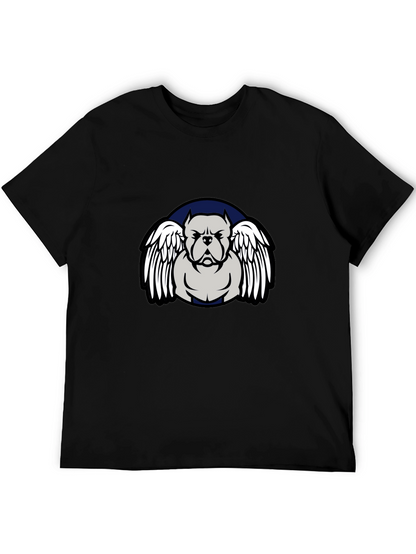 Pitbull Angel Wings Graphic T-Shirt