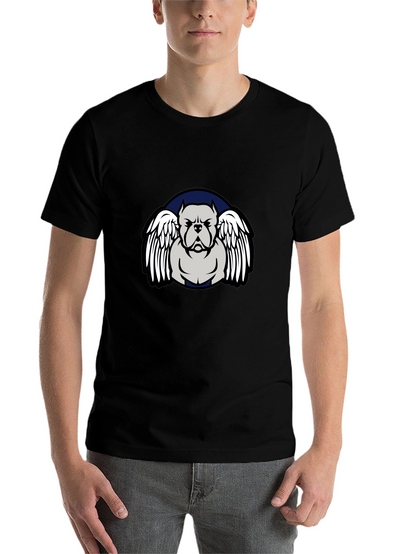 Pitbull Angel Wings Graphic T-Shirt