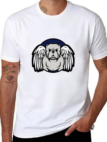 Pitbull Angel Wings Graphic T-Shirt