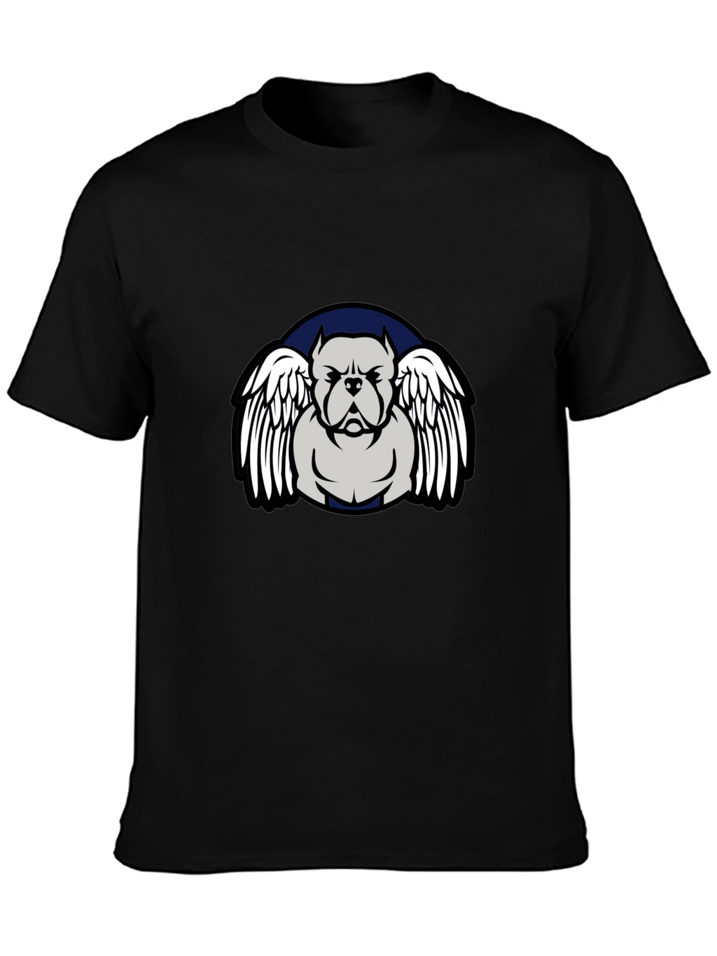 Pitbull Angel Wings Graphic T-Shirt