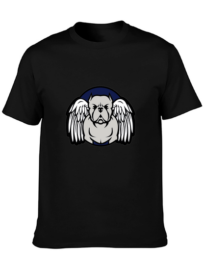 Pitbull Angel Wings Graphic T-Shirt