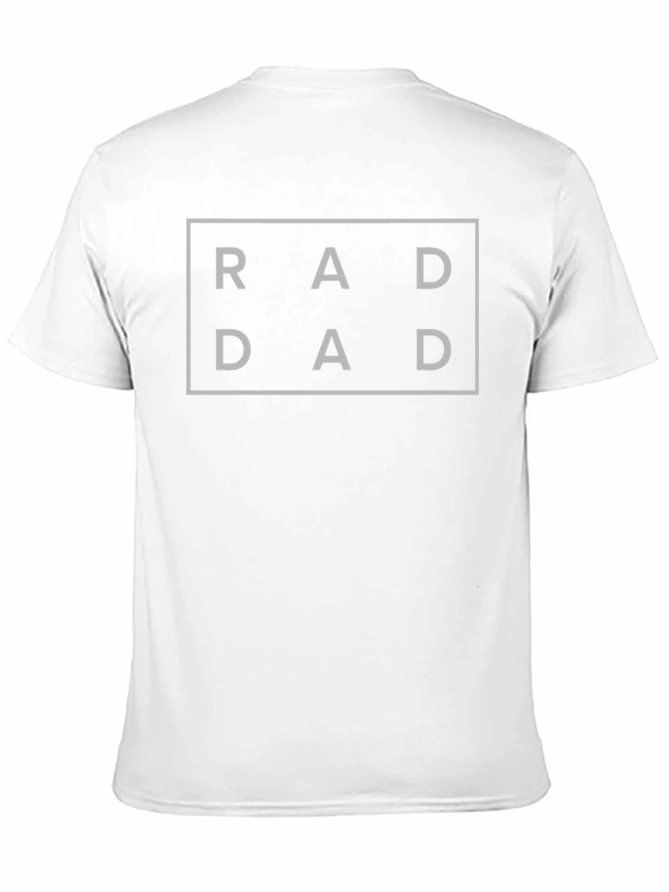 Rad Dad Graphic Tee - Black Cotton T-Shirt