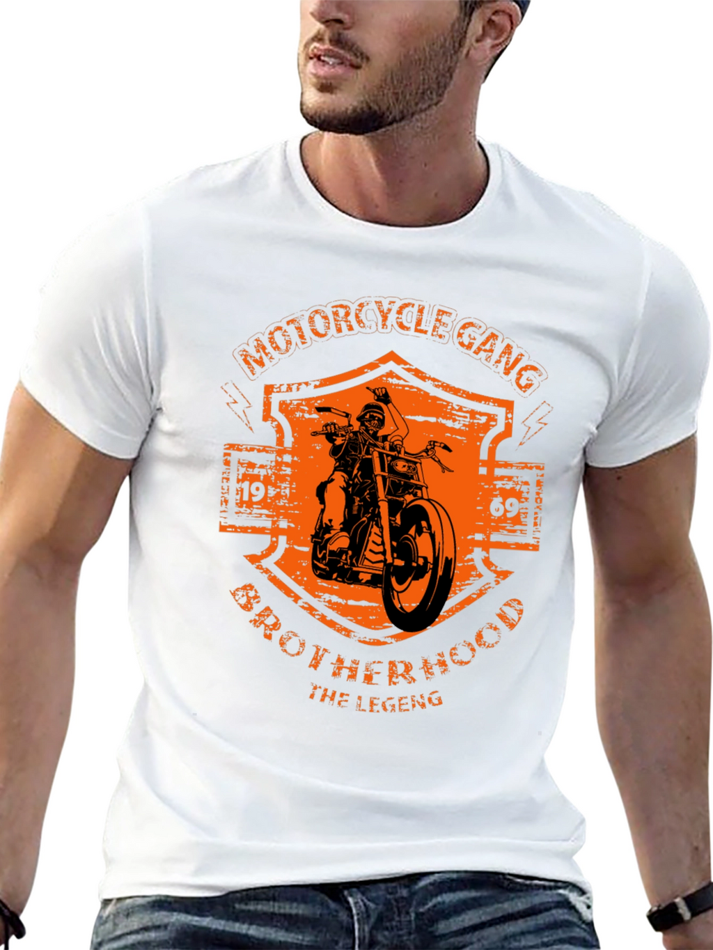 Motorcycle Gang Brotherhood Graphic Tee