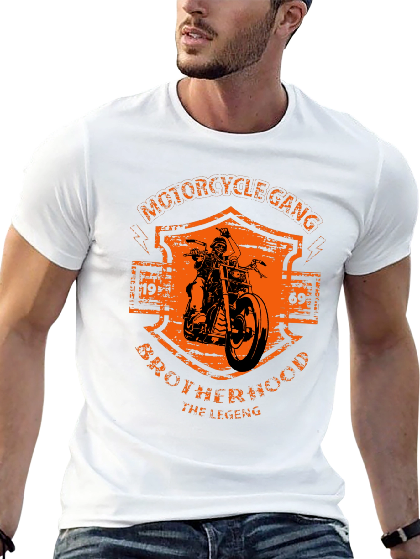 Motorcycle Gang Brotherhood Graphic Tee