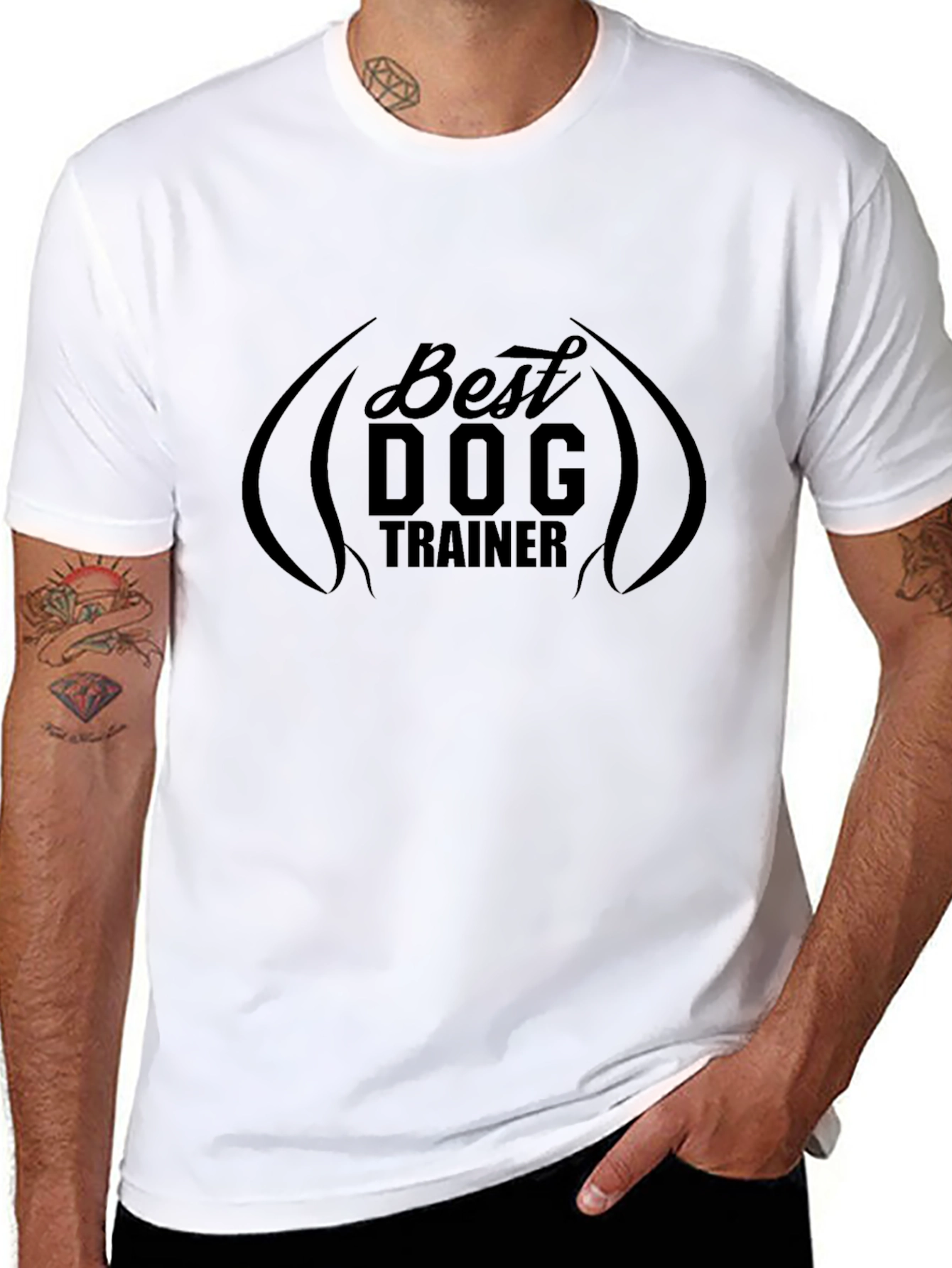 Best Dog Trainer Black T-Shirt
