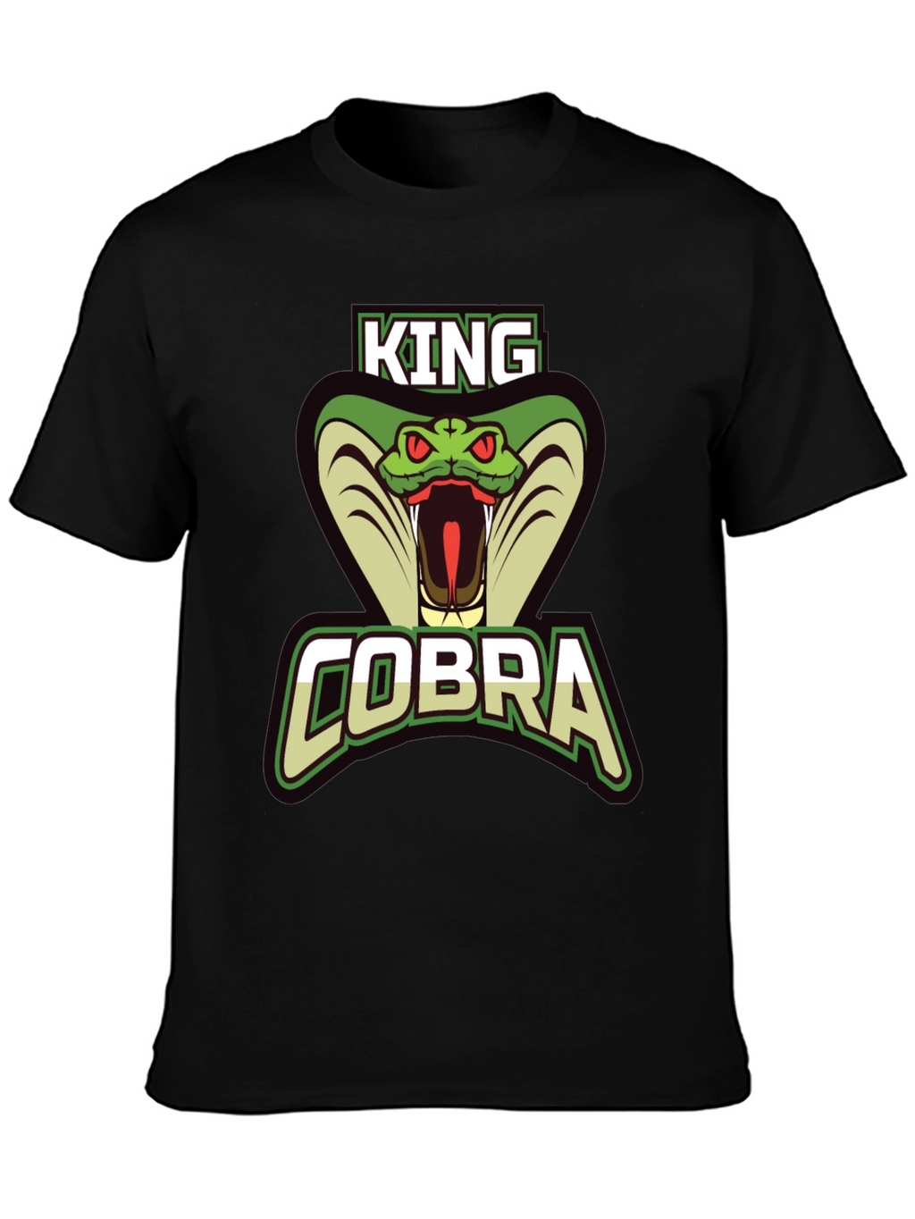King Cobra Graphic Tee - Mens Black T-Shirt