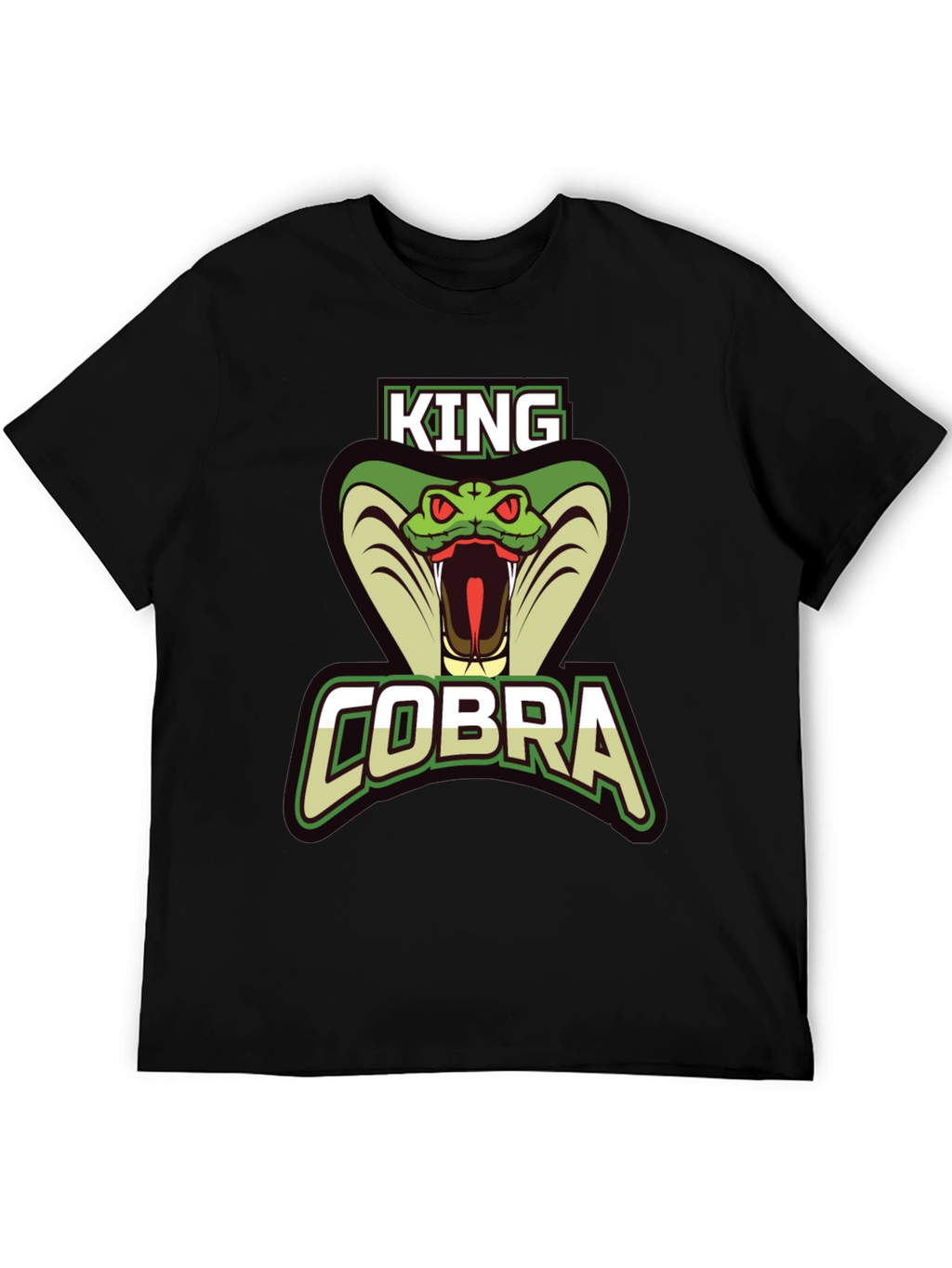 King Cobra Graphic Tee - Mens Black T-Shirt