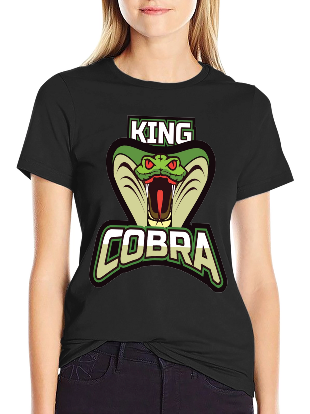 King Cobra Graphic Tee - Mens Black T-Shirt