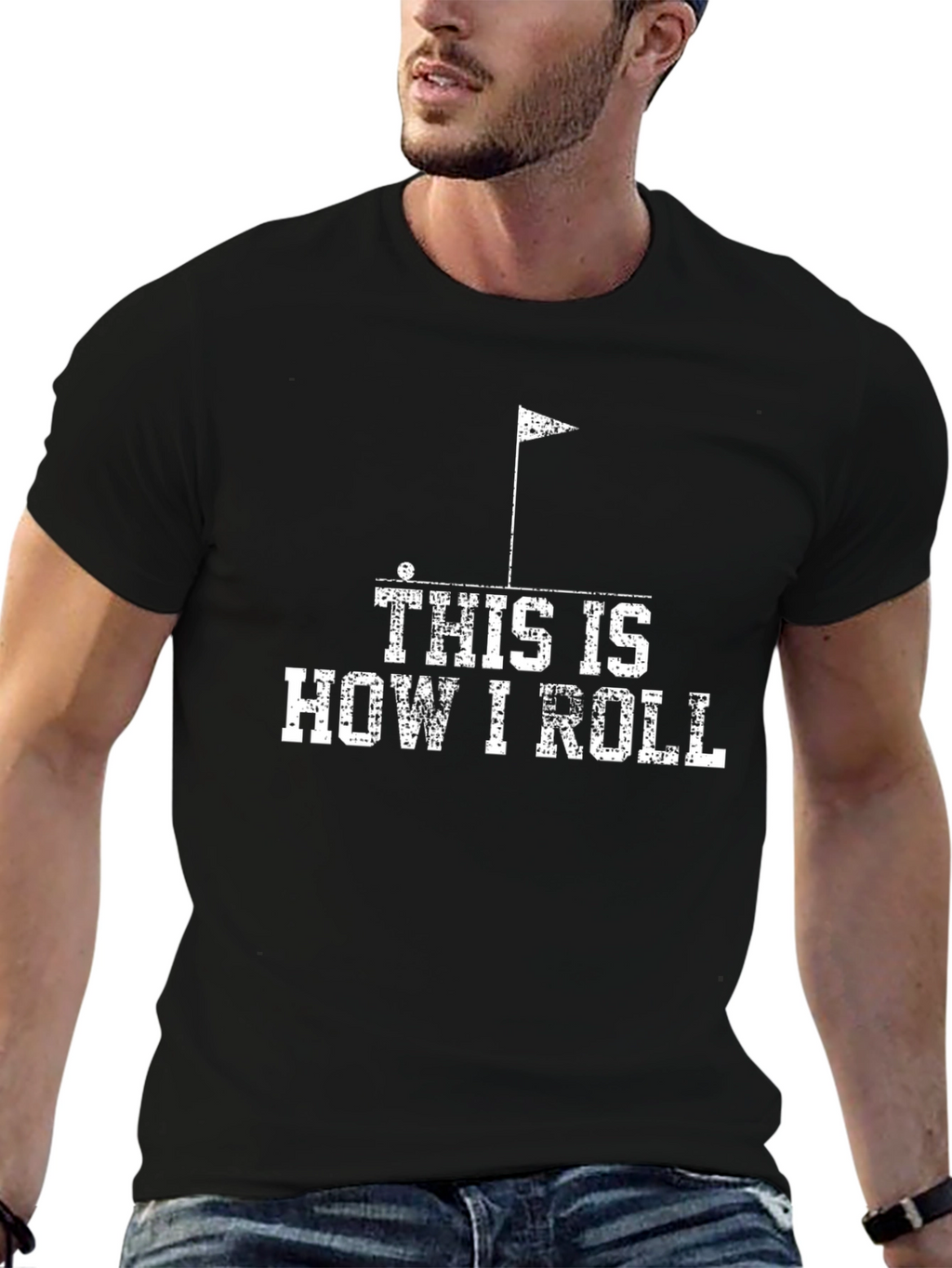 Golf This is How I Roll Graphic T-Shirt