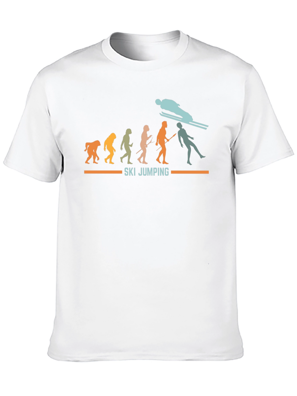 Ski Jumping Evolution Graphic Tee