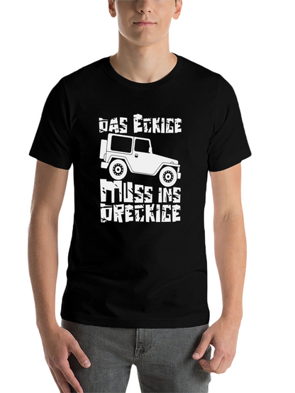 DAS ECKIGE MUSS INS DRECKIGE T-Shirt