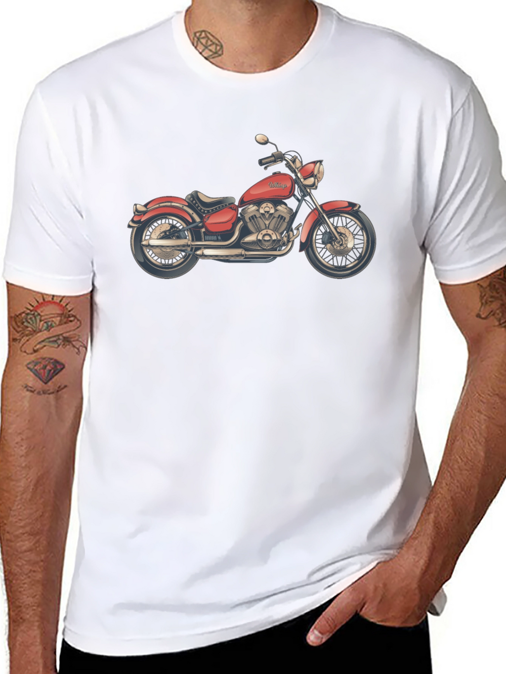 Cool Motorcycle Graphic T-Shirt