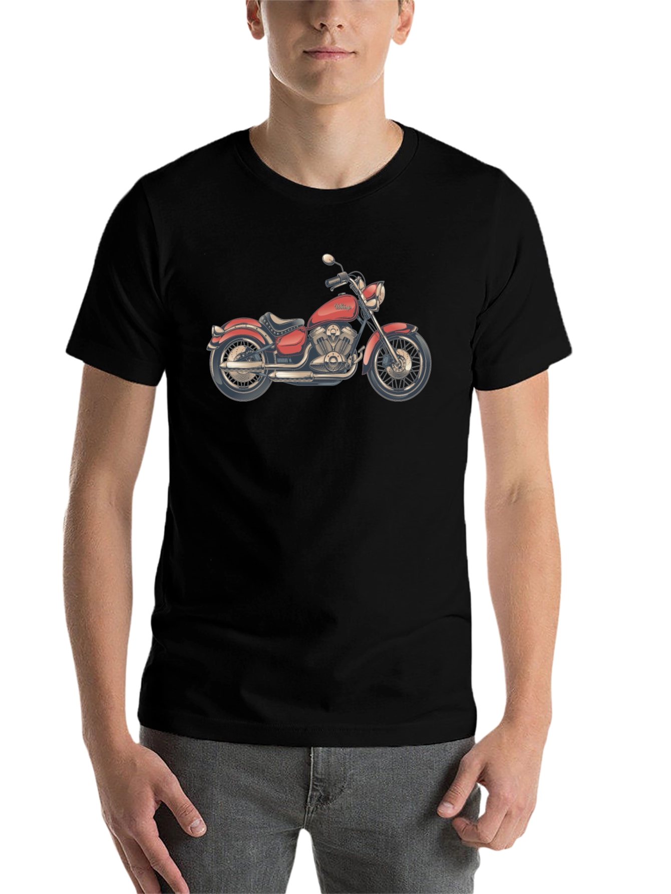 Cool Motorcycle Graphic T-Shirt