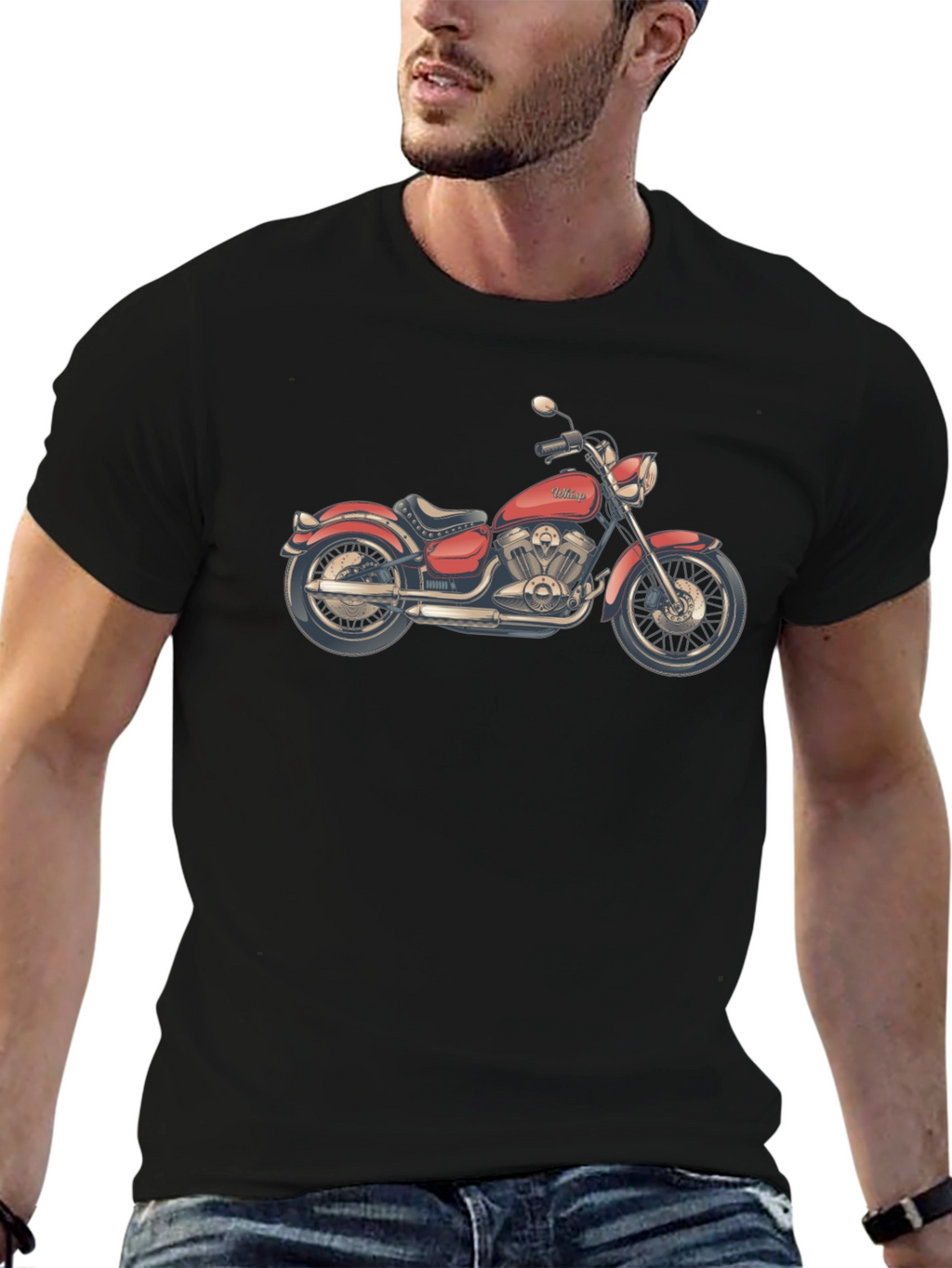 Cool Motorcycle Graphic T-Shirt