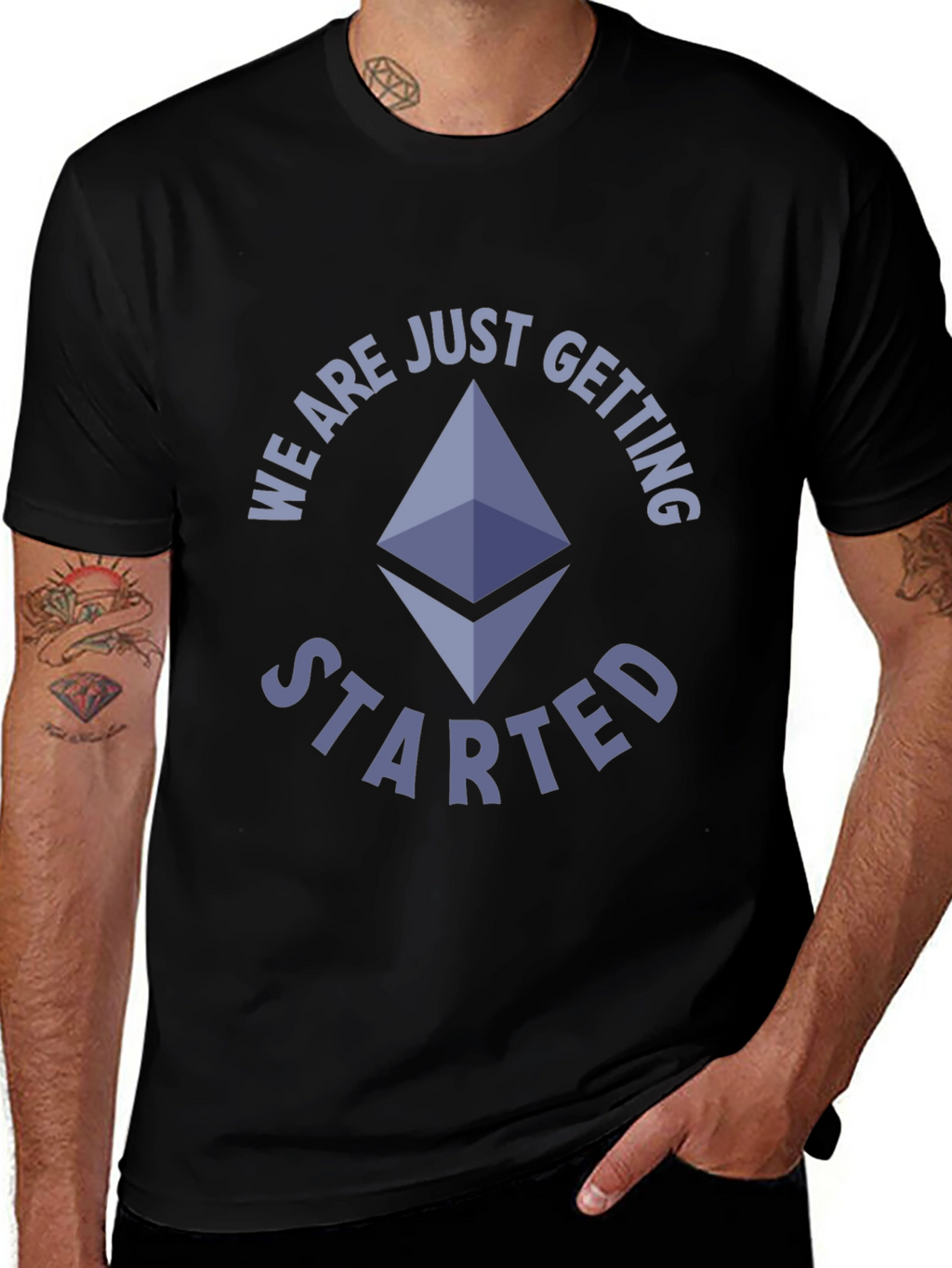 Ethereum Crypto T-Shirt - We Are Just Getting Started