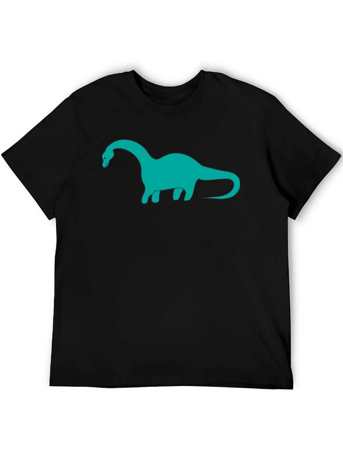 Dinosaur Graphic Tee - Black Cotton Blend