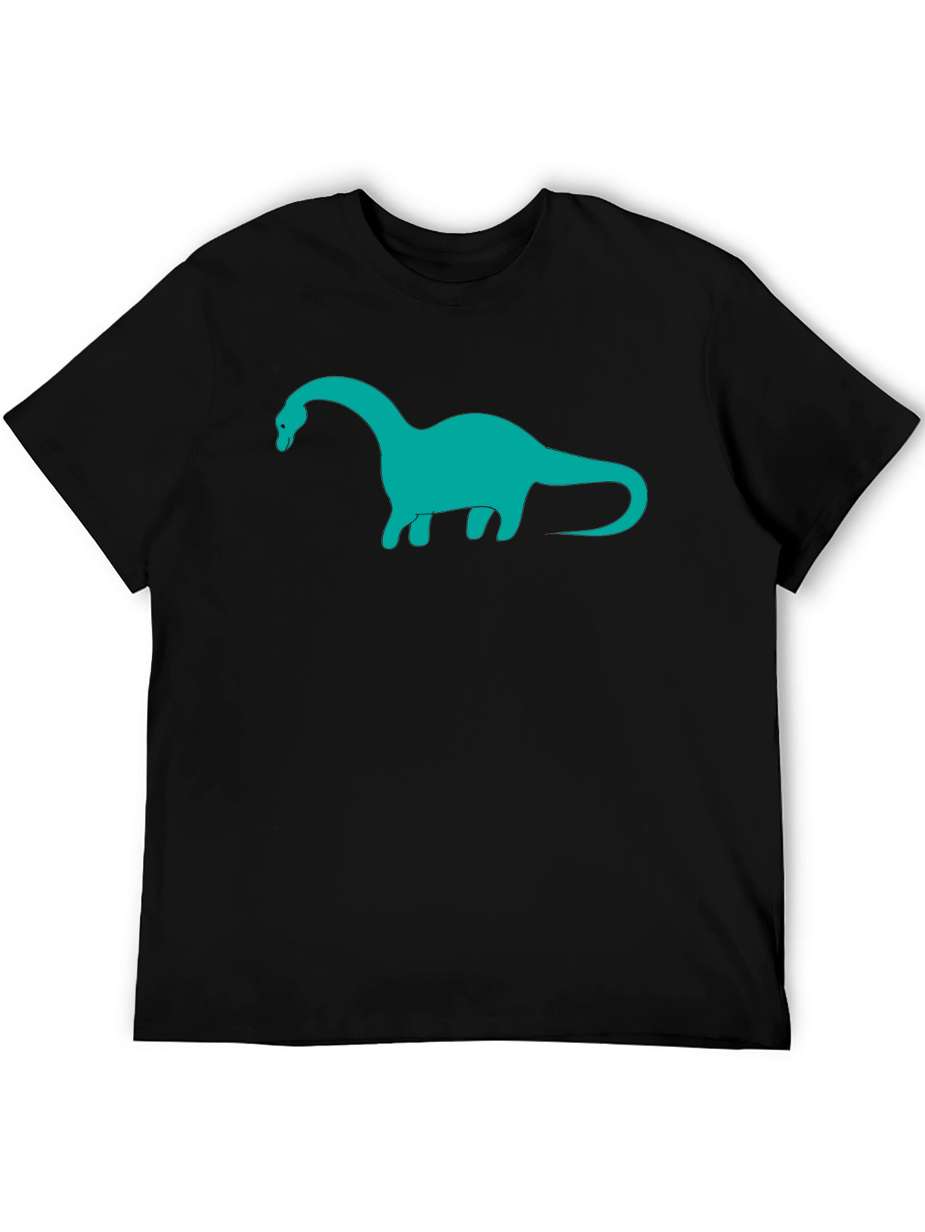Dinosaur Graphic Tee - Black Cotton Blend