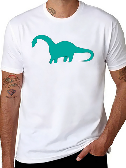 Dinosaur Graphic Tee - Black Cotton Blend