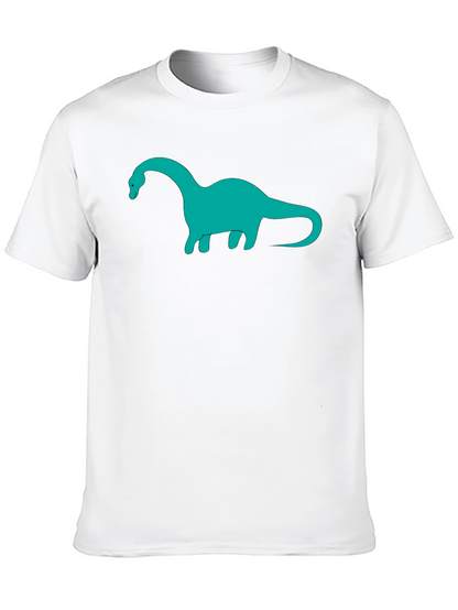 Dinosaur Graphic Tee - Black Cotton Blend