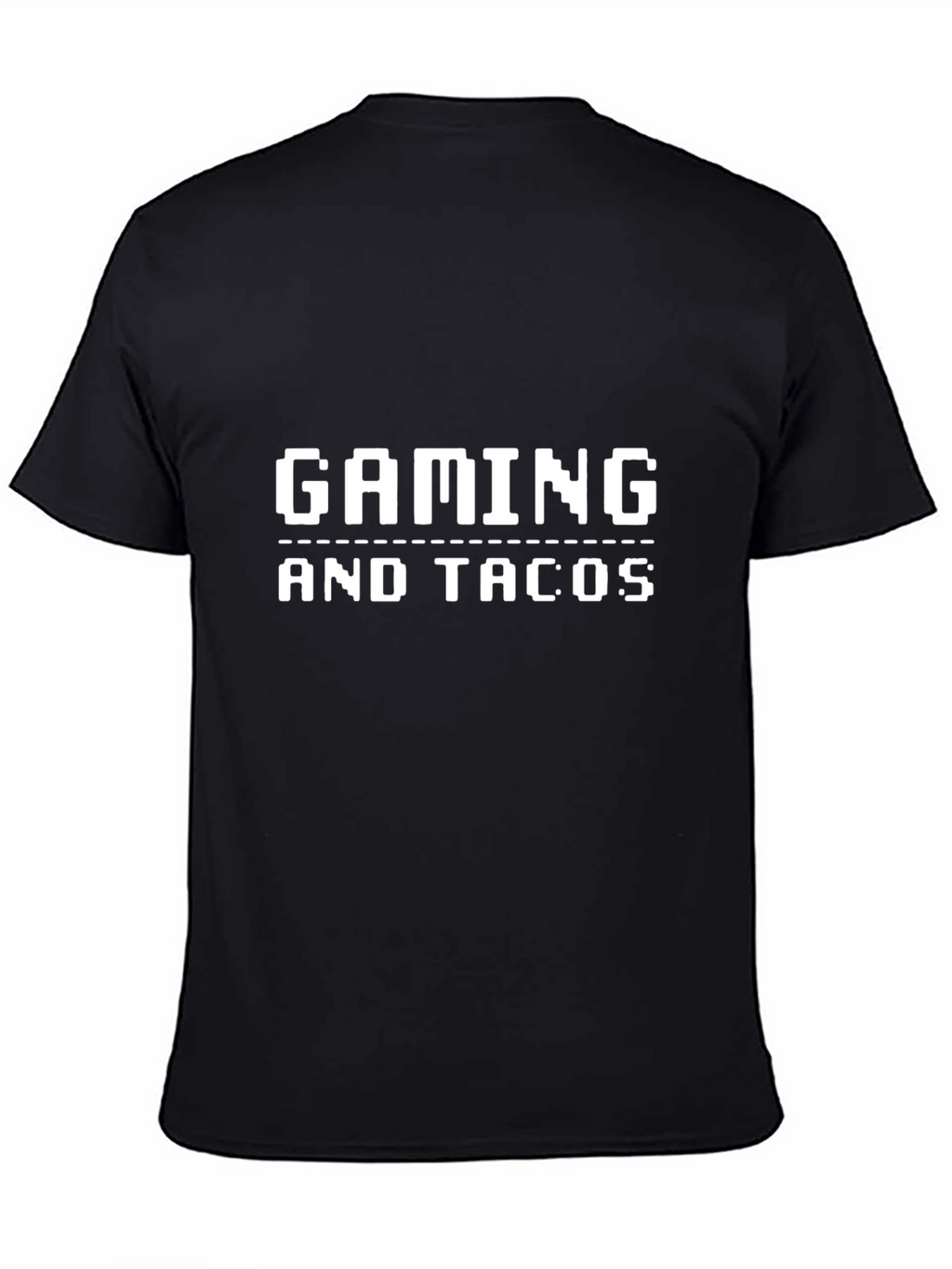 Gaming and Tacos Graphic Tee - Black