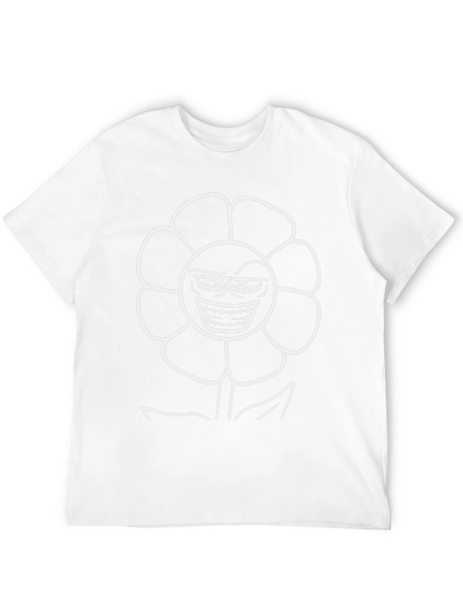 Evil Flower Graphic Black T-Shirt