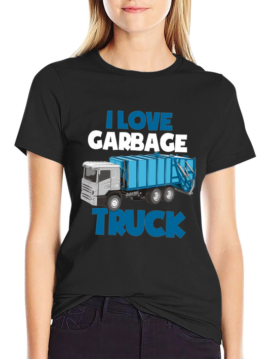 I Love Garbage Truck T-Shirt