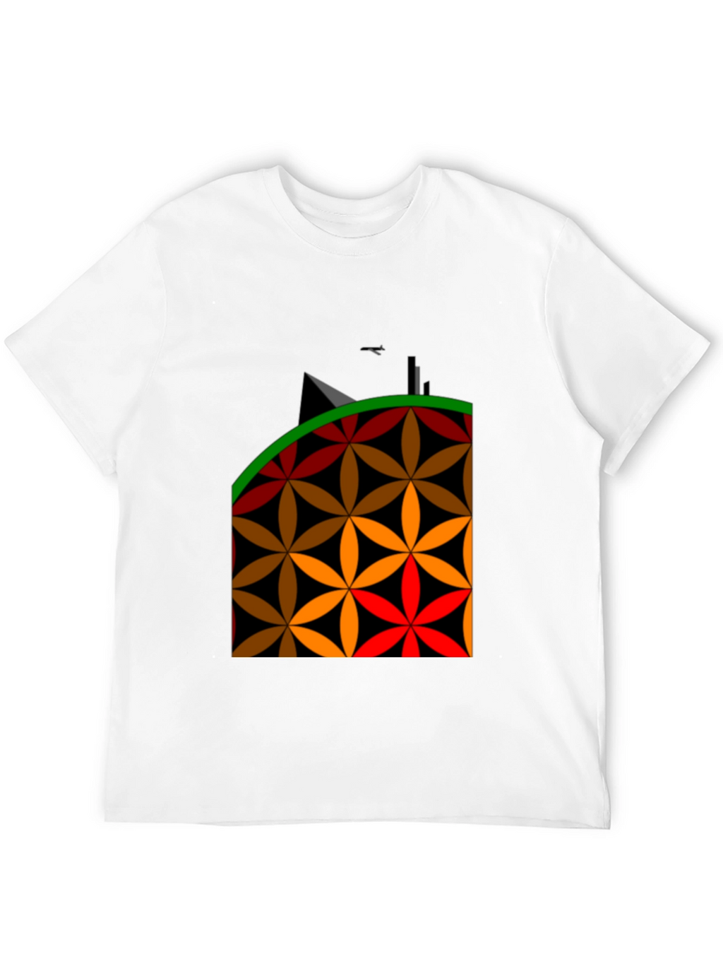 Geometric Flower Power T-Shirt