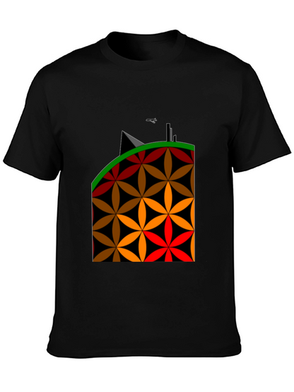 Geometric Flower Power T-Shirt