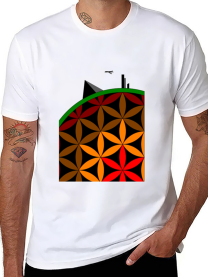 Geometric Flower Power T-Shirt