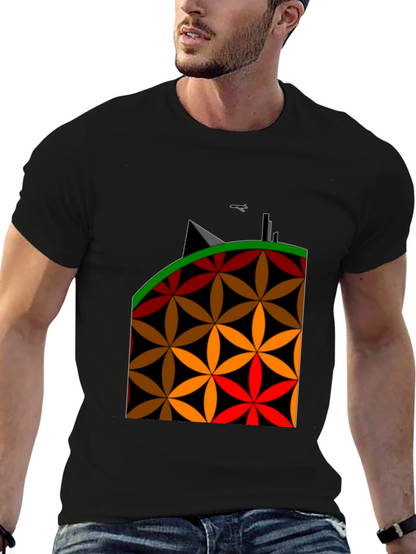Geometric Flower Power T-Shirt