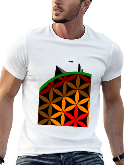 Geometric Flower Power T-Shirt
