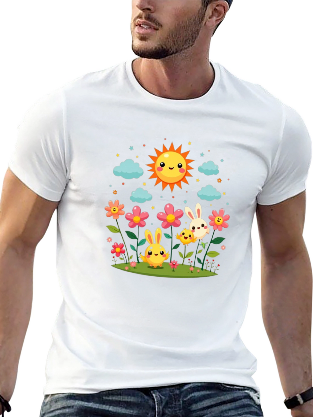 Cute Cartoon Easter T-Shirt