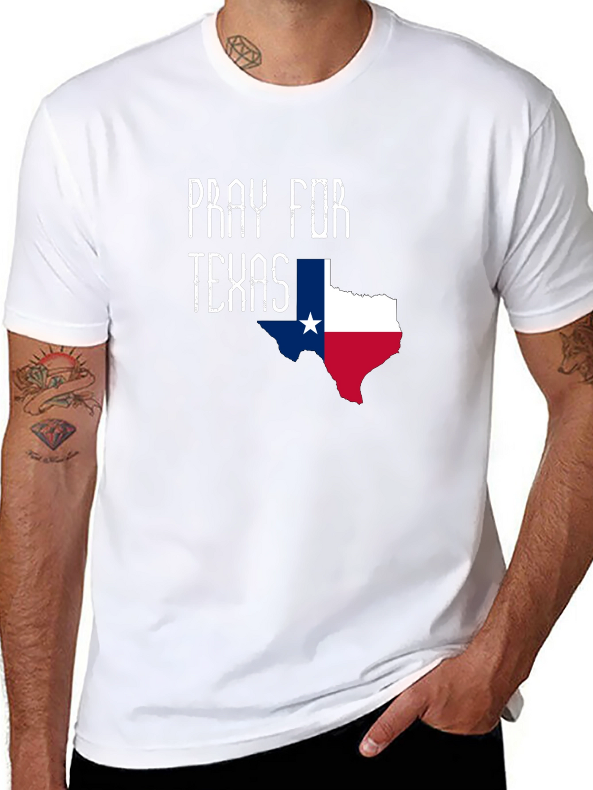 Pray for Texas T-Shirt - State Pride