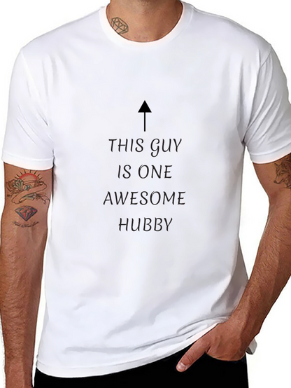 Awesome Hubby T-Shirt - Perfect Gift for Husbands