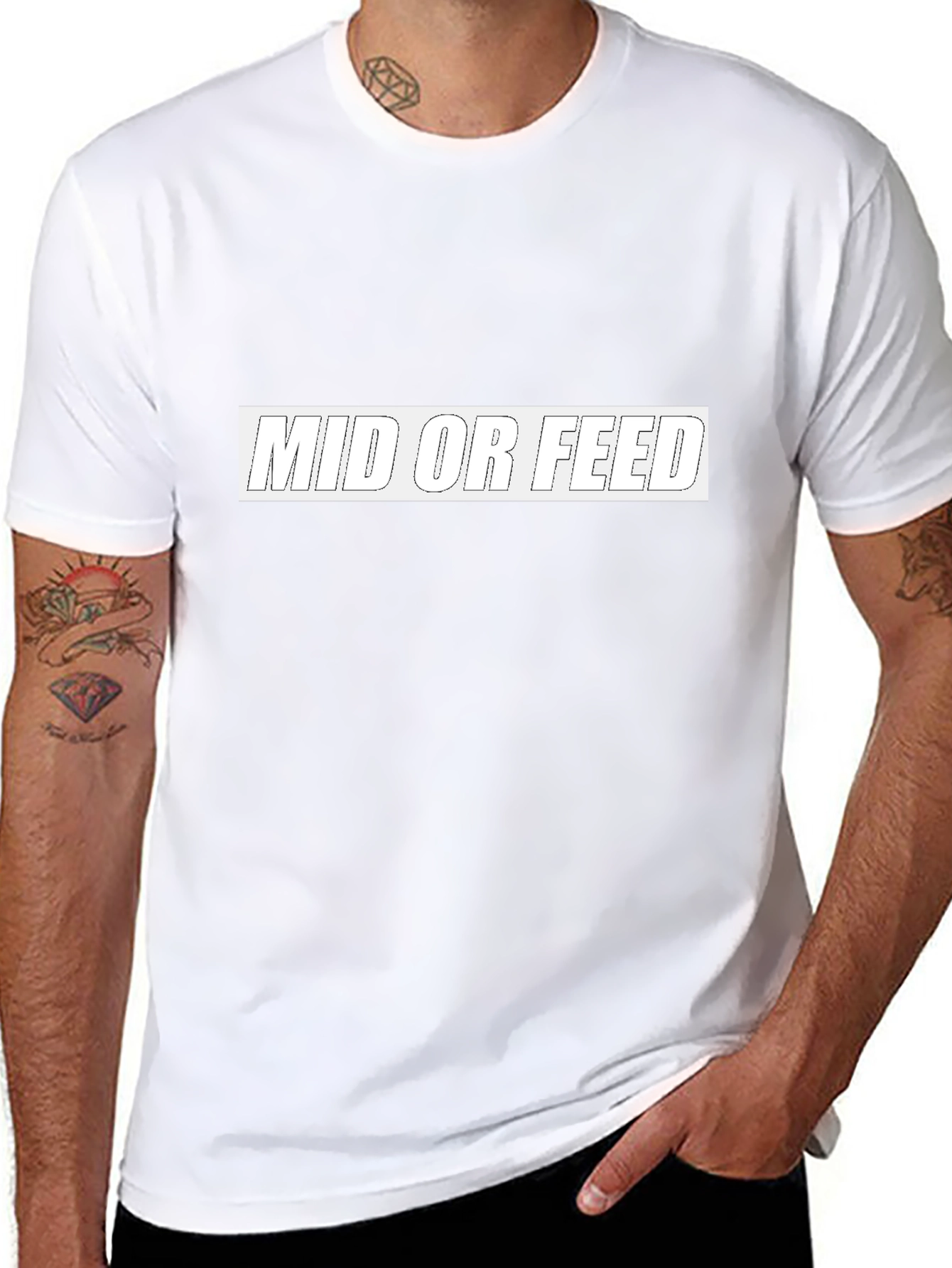 Mid or Feed Graphic Tee - Gamer Apparel
