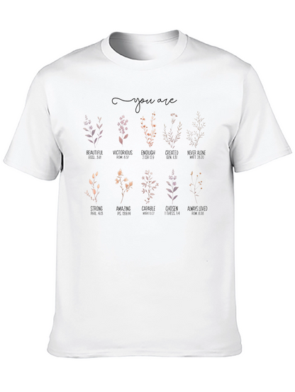 You Are Christian T-Shirt | Floral Inspirational Tee