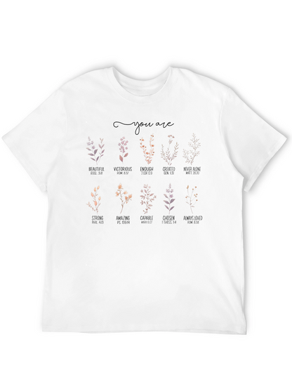You Are Christian T-Shirt | Floral Inspirational Tee