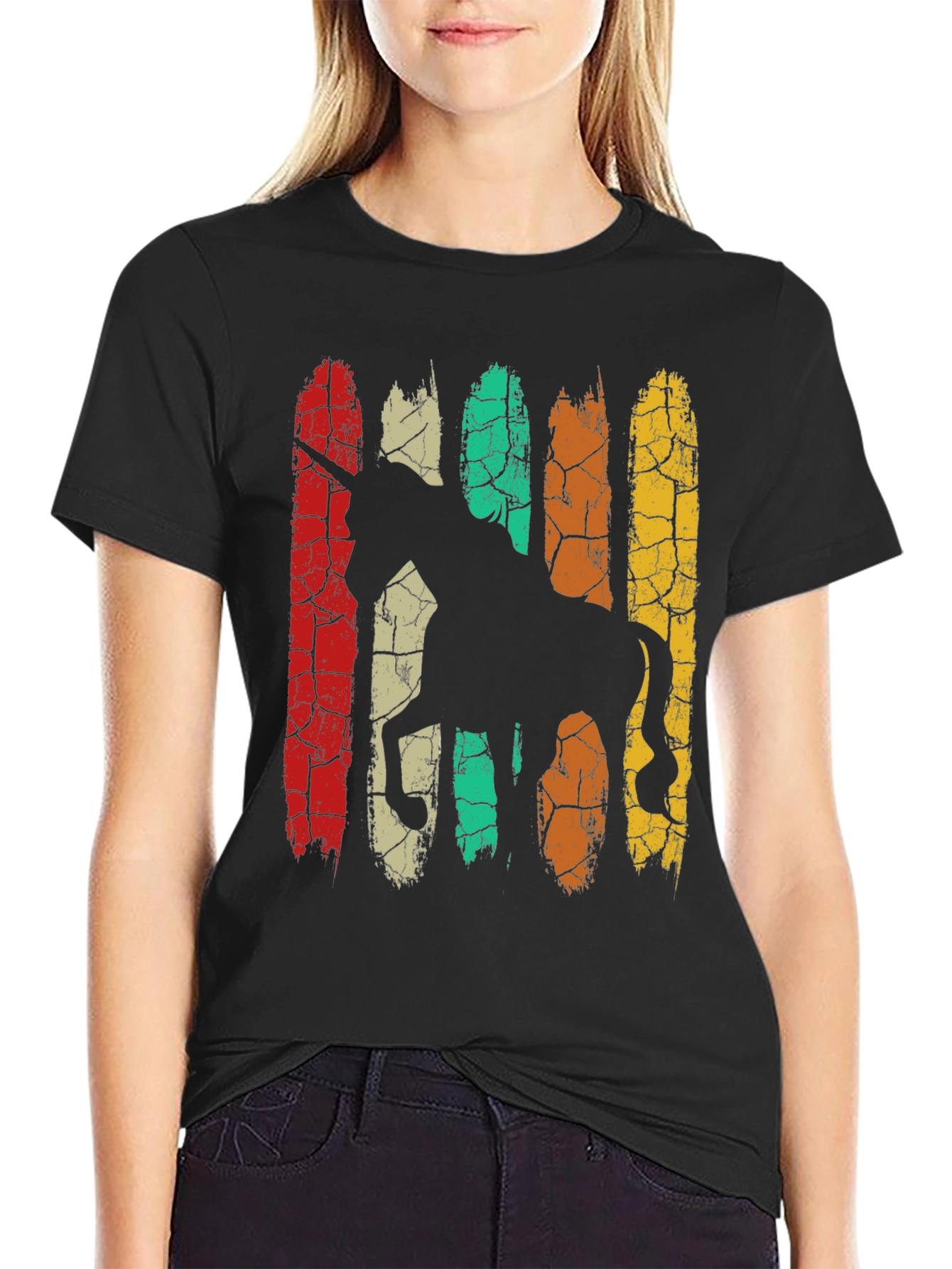 Vintage Unicorn Graphic T-Shirt