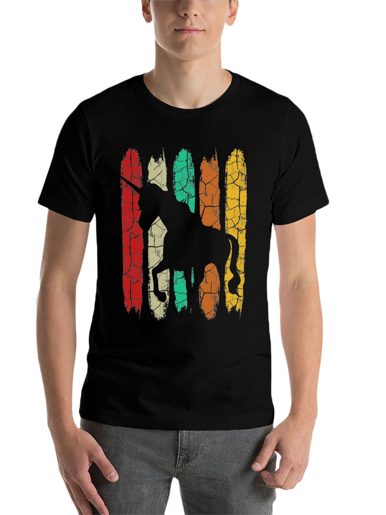 Vintage Unicorn Graphic T-Shirt